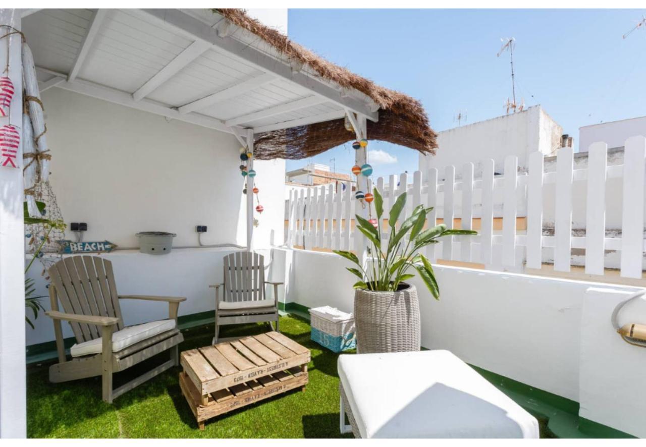 Terraza-Caleta Beach Home By Cadiz4Rentals Exterior foto
